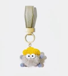 [新品] どんぐり帽子 ファーチャーム キーホルダーのサムネイル
