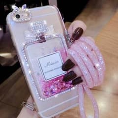 値下げ  iPhone6Plus 6SPlus ケース ストラップ ピンクのサムネイル