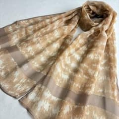 3-37.美品 BILLBLASS オリエンタルなペイズリー柄　シルクストール