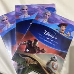 Disney+ クリアファイル 3枚セット　アナ雪　トイストーリーのサムネイル