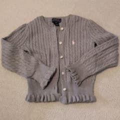 POLO RALPH LAUREN ケーブルニット カーディガン 4/4Tのサムネイル
