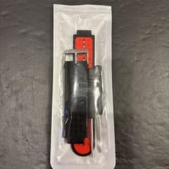 ガーミン235Ｊスマートウォッチ 交換用バンド ブラック×レッドのサムネイル