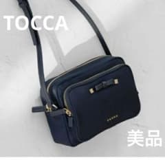 ✨12/6.7限定大幅値下げ♫✨ 美品「TOCCA 」ショルダーバッグ　ネイビーのサムネイル