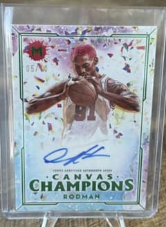 K*★様 Dennis Rodman Canvas Champions オート1のサムネイル