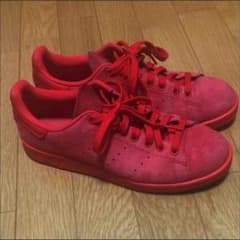 adidas スタンスミス スエード 赤 26.5のサムネイル
