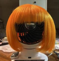 ボブスタイル ウィッグ オレンジカラーのサムネイル
