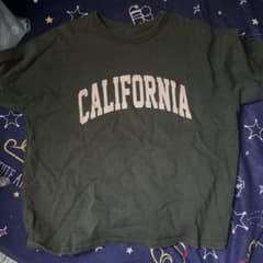 CALIFORNIA ロゴプリント Tシャツ グリーンのサムネイル