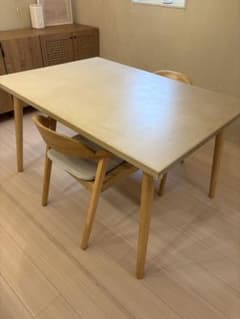 ダイニングテーブル モールテックス 北欧風 130 美品のサムネイル