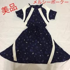 【ちゅたりん様専用】メルシー美品 ワンピース レディース ネイビーのサムネイル