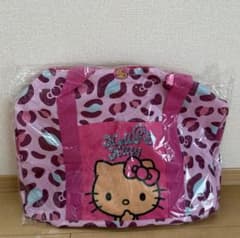 サンリオ 日焼けキティ 2WAYBIG収納バッグ　ピンクのサムネイル