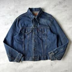 リーバイス　70505 70s ケアタグ付き 濃紺 サイズ46 Vintage】濃紺 Levi's 70505 46 布ケアタグ 66前期 - メルカリ