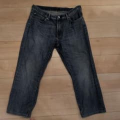 UNIQLO JEANS ストレートデニム 35インチ 88cmのサムネイル