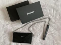 DIESELチェーンウォレット長財布　ブラックのサムネイル