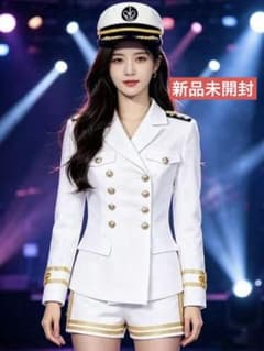 少女時代 GENIE 衣装 白 ゴールド 制服 コスプレ IVE カバー 衣装