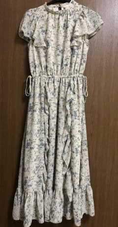 VINTAGE FLOWER CHIFFON ドレスのサムネイル