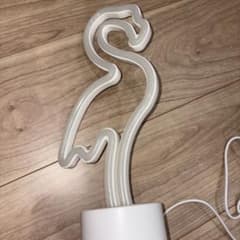 フラミンゴ型 ホワイト USBライトのサムネイル