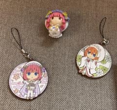 五等分の花嫁 一番くじ 四葉 二乃 ちょこのっこフィギュア ラバーストラップのサムネイル