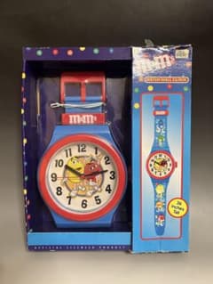 182エムアンドエムズ クロック 時計 アメトイ ディスプレイ サイン M&M