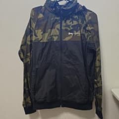 Stussy カモフラージュ ナイロンジャケット STUSSY ナイロンジャケット カモフラ柄 サイズS - メルカリ