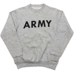 90s 00s US ARMY トレーニングスウェット グレー ミリタリーのサムネイル