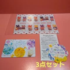 タリーズ フラワーリトルトリップ カード ステッカー ニューイヤーカード ①のサムネイル