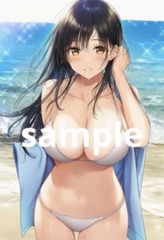 黄金の神 アニメポスターレア♥額付き発送♥a4紙沢光 ♯0029 美女 かわいい アートポスター A4光沢写真用紙 コレクション用