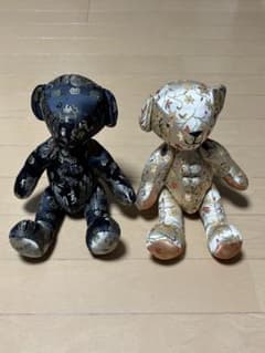 人気作家様　ハンドメイド　テディベア　ぬいぐるみ　レア ハンドメイド テディベア ぬいぐるみ 2体セット - メルカリ