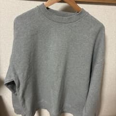RUUBON ワイドクルーネックスウェット グレー Mのサムネイル