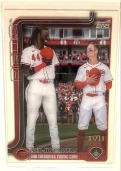2025Topps MLBエリー・デラクルーズ マット・マクレーン世界10枚限定 2025Topps MLBエリー・デラクルーズ 世界10枚限定ファーストナンバー