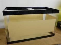 新品 アクリル水槽 ６０Ｘ３０Ｘ３６ｃｍ(黒帯) 透明エンビフタ付セット 新品 アクリル水槽 60X30X36cm(黒帯) 透明エンビフタ付