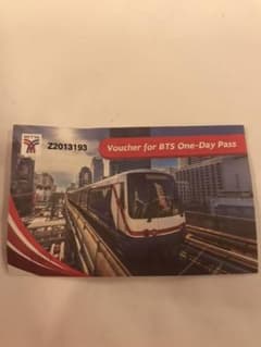 バンコク1日BTS乗車引換券のサムネイル