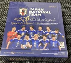 EPOCH 2025-26 サッカー日本代表 オフィシャルカード 未開封ボックス
