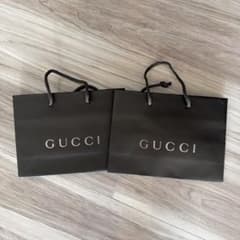 新品GUCCI ショッパー 紙袋2枚セット - メルカリ