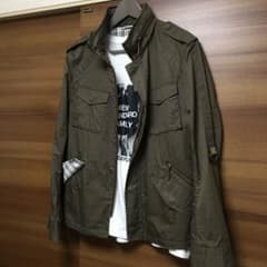 バーバリーブラックレーベルのカーキブルゾンのサムネイル