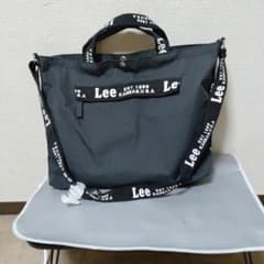 Lee 2WAY トートバッグ ショルダー ブラックのサムネイル