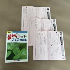 最レベこくご問題集小学1年 段階別 難関中学校をめざし、最高レベルの学力を!!のサムネイル