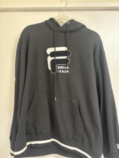 FILA ブラック パーカー フード付きのサムネイル