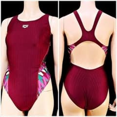 c*y様 SE4-H74☆アリーナ 競泳水着 2XL 色気パープル 背中開き■☆ m42383087705_1.jpg?1776085752
