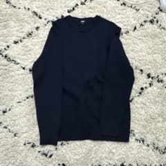 UNIQLO クルーネックニット ネイビー XLサイズのサムネイル