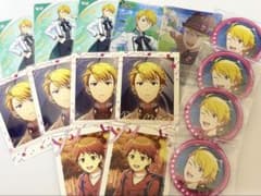 SideM 마이다류 카드폴리오 10th 캔 배지 파샤 이 브라우