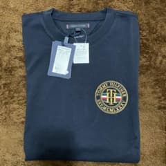 Tommy ポロシャツ　Mサイズ　ネイビー　バック刺繍がポイント‼️のサムネイル