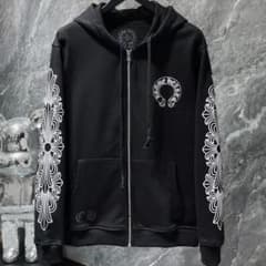 CHROME HEARTS ジップアップパーカー ブラックのサムネイル