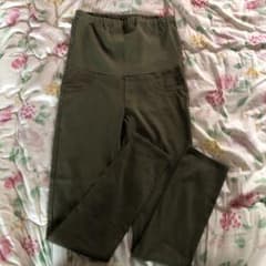 マタニティパンツ　S カーキ色のサムネイル