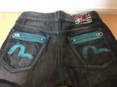 EVISU EU ED ダメージ加工 ジーンズ 30 美品 確実正規品のサムネイル
