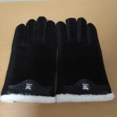 BURBERRY黒のスエード手袋 - メルカリ
