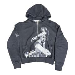 Yumin ha ボーダージップパーカー Y2K Nerd core - メルカリ