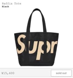 supreme トートバッグ raffia toteのサムネイル