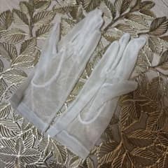 ALPHA BLANCA ウェディング グローブ ショート シアー ラメのサムネイル
