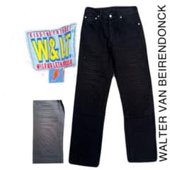 w&ltエンボス デニムパンツ walter van beirendonck - メルカリ