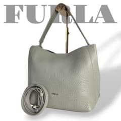 極美品　フルラ　現行　グレイス　2way ショルダーバッグ　肩掛け　斜め掛け 極美品 フルラ 現行 グレイス 2way ショルダーバッグ 肩掛け 斜め掛け